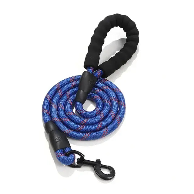 1.5m Anti-shock™ Dog Leash Training Rope with Foam Handle Collar for Night Walking