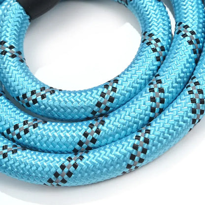 1.5m Anti-shock™ Dog Leash Training Rope with Foam Handle Collar for Night Walking